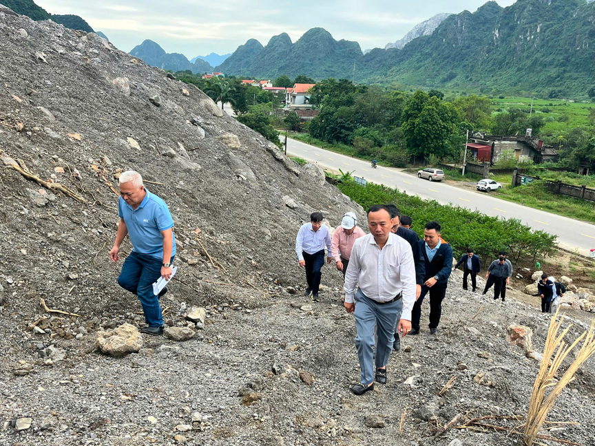 Đảng ủy EVNNPT thực hiện rà soát tiến độ Dự án Đường dây 500/220kV Nho Quan - Phủ Lý - Thường Tín- Ảnh 2.