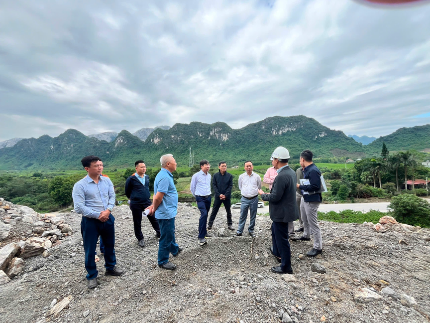 Đảng ủy EVNNPT thực hiện rà soát tiến độ Dự án Đường dây 500/220kV Nho Quan - Phủ Lý - Thường Tín- Ảnh 4.