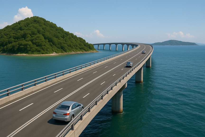 TP tương lai của Việt Nam sắp xây cầu vượt biển: Mở khóa tọa độ mới về du lịch tại nơi được ví như 'viên ngọc xanh' giữa vịnh Bắc Bộ- Ảnh 3. TP tương lai của Việt Nam sắp xây cầu vượt biển: Mở khóa tọa độ mới về du lịch tại nơi được ví như 'viên ngọc xanh' giữa vịnh Bắc Bộ- Ảnh 3.