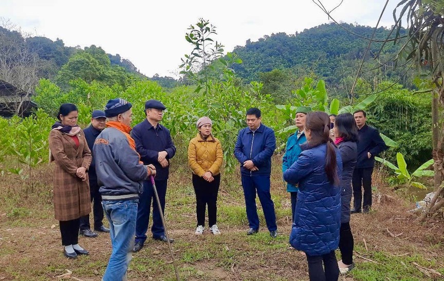 Bí thư Tỉnh ủy khảo sát việc triển khai xóa nhà tạm, dột nát tại huyện Chợ Đồn- Ảnh 1.