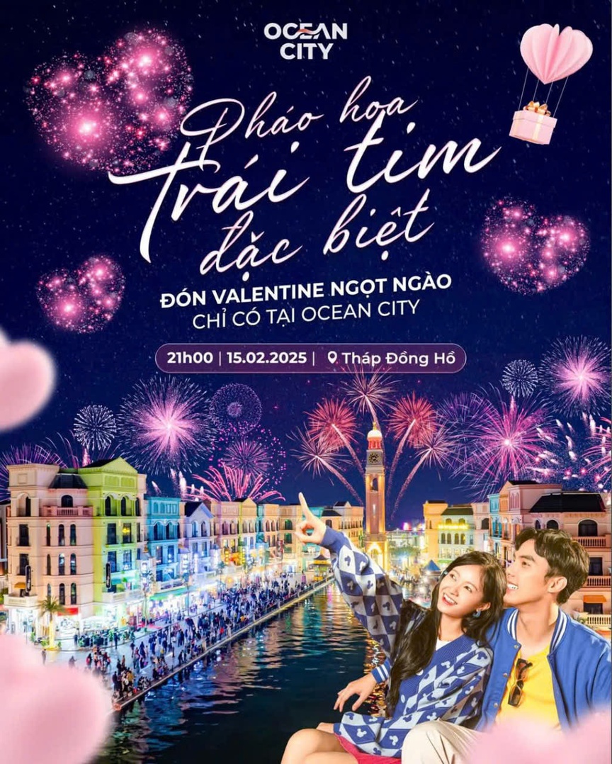 “Xin vía” ngày Valentine, giới trẻ đổ về Ocean City tận hưởng thiên đường tình yêu ngọt lịm tim- Ảnh 13.