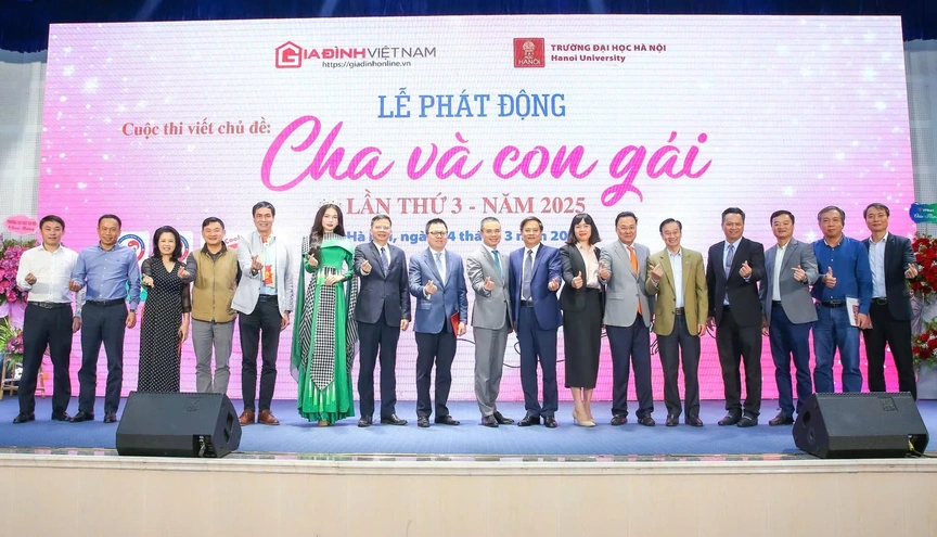 Cuộc thi viết "Cha và con gái": Gửi gắm và lưu giữ tình cảm gia đình thiêng liêng- Ảnh 1.