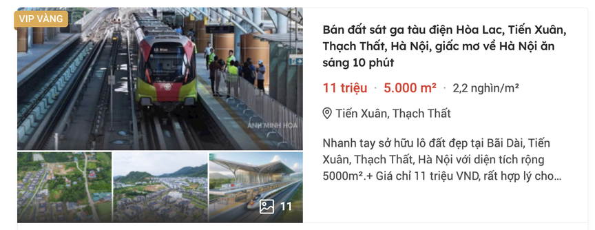 Mới "rục rịch" thông tin khởi công tuyến metro số 5, bất động sản Hòa Lạc đã bắt đầu tăng giá- Ảnh 1.