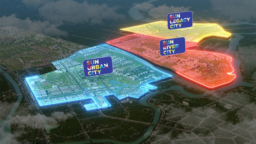 Sun Group ra mắt siêu đô thị Sun Mega City quy mô 1.690ha phía Nam Hà Nội- Ảnh 3. Sun Group ra mắt siêu đô thị Sun Mega City quy mô 1.690ha phía Nam Hà Nội- Ảnh 3.