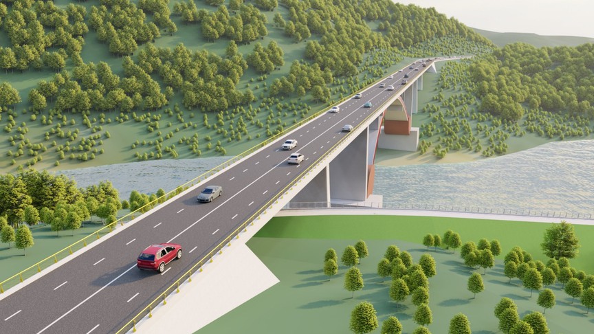 Bối cảnh 3D cao tốc Đồng Đăng – Trà Lĩnh. Nguồn ảnh: Báo Chính phủ Bối cảnh 3D cao tốc Đồng Đăng – Trà Lĩnh. Nguồn ảnh: Báo Chính phủ