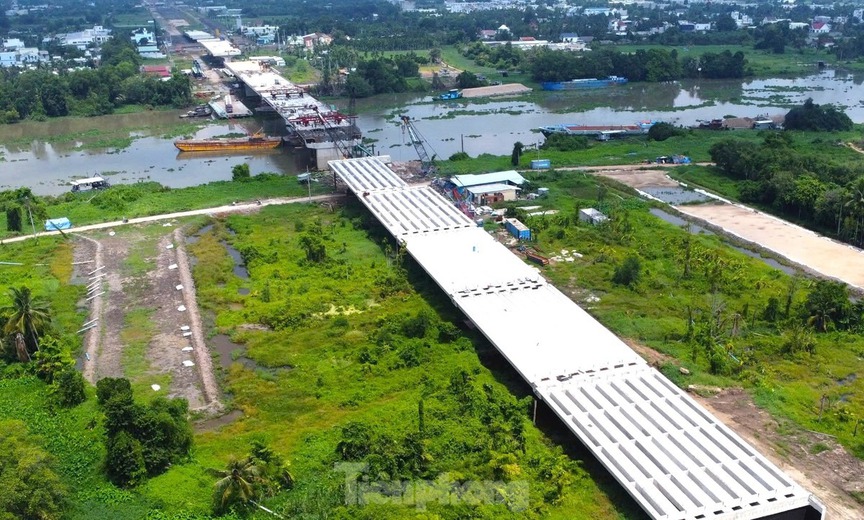 Cuối tháng này, hợp long cầu vượt sông thứ 3 giữa 2 tỉnh, thành giàu nhất Việt Nam- Ảnh 2. Cuối tháng này, hợp long cầu vượt sông thứ 3 giữa 2 tỉnh, thành giàu nhất Việt Nam- Ảnh 2.