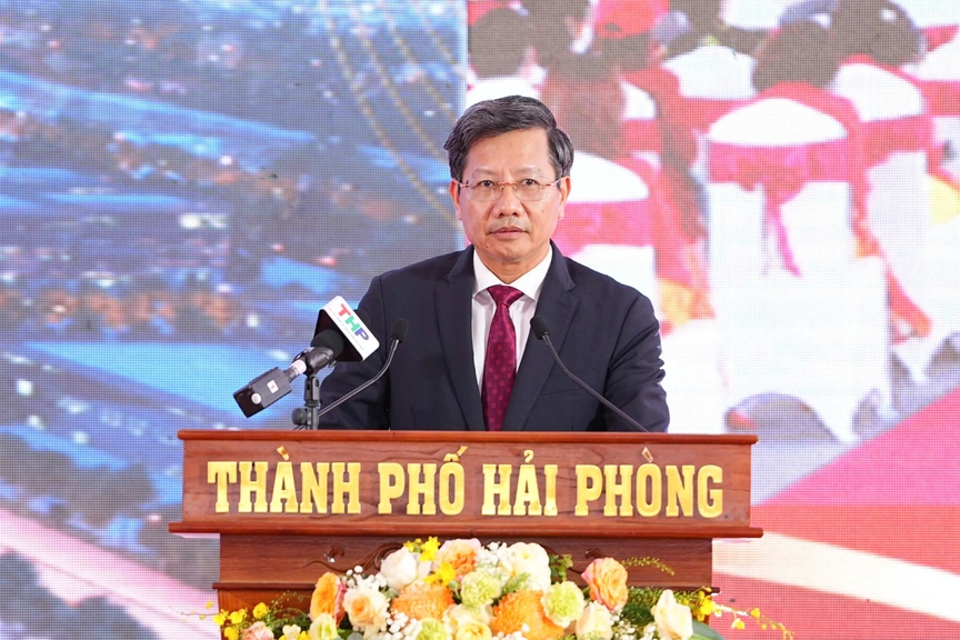 Khởi công, khánh thành loạt dự án mừng kỷ niệm 70 năm Ngày Giải phóng Hải Phòng- Ảnh 1. Khởi công, khánh thành loạt dự án mừng kỷ niệm 70 năm Ngày Giải phóng Hải Phòng- Ảnh 1.