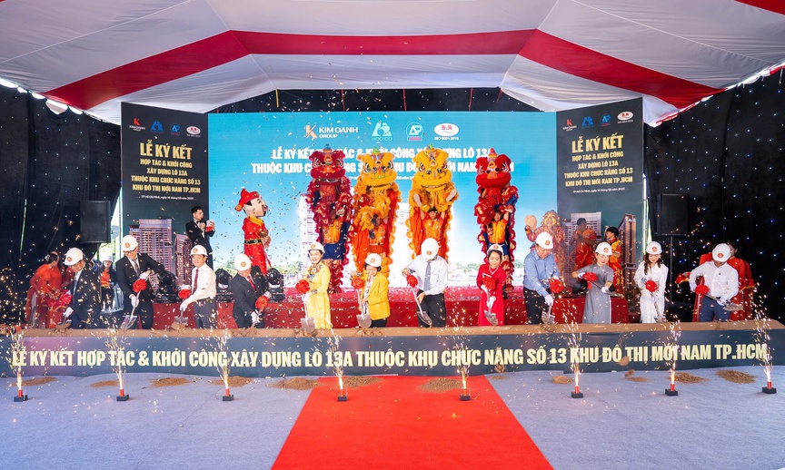 Kim Oanh Group: Khởi công dự án lô 13A khu đô thị mới Nam TP.HCM- Ảnh 1. Kim Oanh Group: Khởi công dự án lô 13A khu đô thị mới Nam TP.HCM- Ảnh 1.