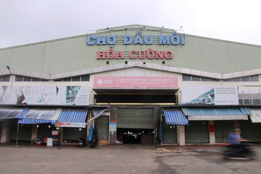 Chợ đầu mối Hòa Cường. Nguồn ảnh: Báo Công lý Chợ đầu mối Hòa Cường. Nguồn ảnh: Báo Công lý