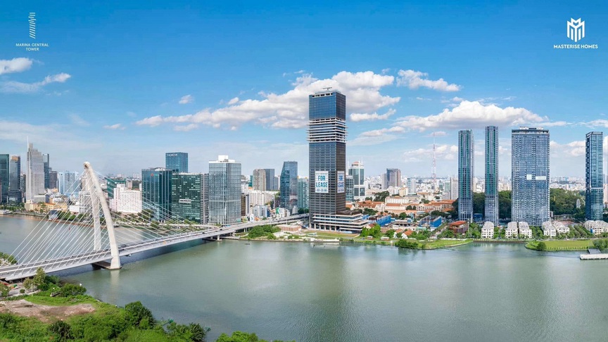 Tòa nhà chọc trời cao thứ 3 thành phố giàu nhất Việt Nam đã hoàn thiện: Cao 55 tầng, có sự kết nối giao thông độc đáo nhất cả nước- Ảnh 3. Tòa nhà chọc trời cao thứ 3 thành phố giàu nhất Việt Nam đã hoàn thiện: Cao 55 tầng, có sự kết nối giao thông độc đáo nhất cả nước- Ảnh 3.