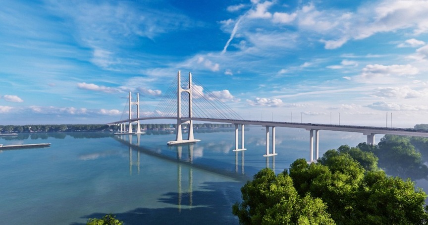 Chỉ vài ngày nữa, sẽ khởi công khu tái định cư dự án cầu gần 7.000 tỷ, cách cầu dây văng đầu tiên do Việt Nam thiết kế 3,8km- Ảnh 3. Chỉ vài ngày nữa, sẽ khởi công khu tái định cư dự án cầu gần 7.000 tỷ, cách cầu dây văng đầu tiên do Việt Nam thiết kế 3,8km- Ảnh 3.