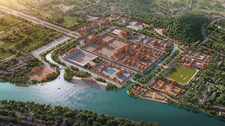 Tái hiện biểu tượng quyền uy vương triều Lý - Trần tại Sun Mega City- Ảnh 1. Tái hiện biểu tượng quyền uy vương triều Lý - Trần tại Sun Mega City- Ảnh 1.