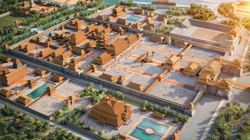 Tái hiện biểu tượng quyền uy vương triều Lý - Trần tại Sun Mega City- Ảnh 3. Tái hiện biểu tượng quyền uy vương triều Lý - Trần tại Sun Mega City- Ảnh 3.
