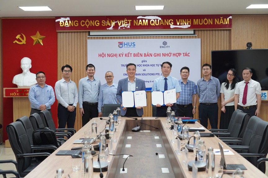 Công ty enCity và Trường Đại học Khoa học Tự nhiên, Đại học Quốc gia Hà Nội thiết lập quan hệ đối tác chiến lược- Ảnh 1. Công ty enCity và Trường Đại học Khoa học Tự nhiên, Đại học Quốc gia Hà Nội thiết lập quan hệ đối tác chiến lược- Ảnh 1.