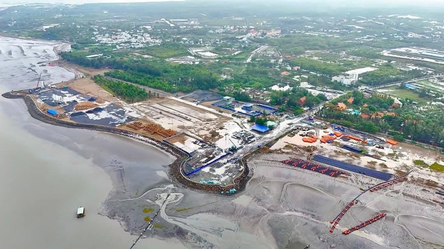 Siêu đô thị Cần Giờ thi công thần tốc, dần thành hình sau 2 tháng khởi công- Ảnh 3. Siêu đô thị Cần Giờ thi công thần tốc, dần thành hình sau 2 tháng khởi công- Ảnh 3.