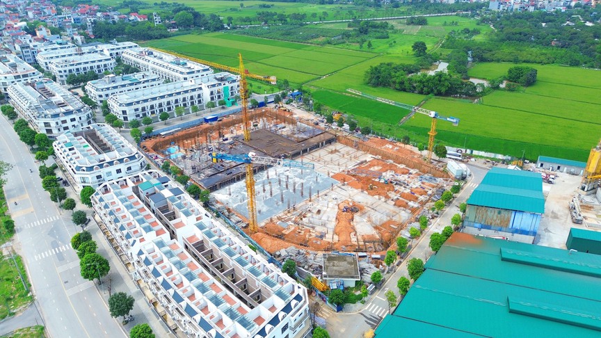 Hà Nội: Hình ảnh tiến độ thi công 2 dự án nhà ở xã hội ở huyện Đông Anh- Ảnh 1. Hà Nội: Hình ảnh tiến độ thi công 2 dự án nhà ở xã hội ở huyện Đông Anh- Ảnh 1.