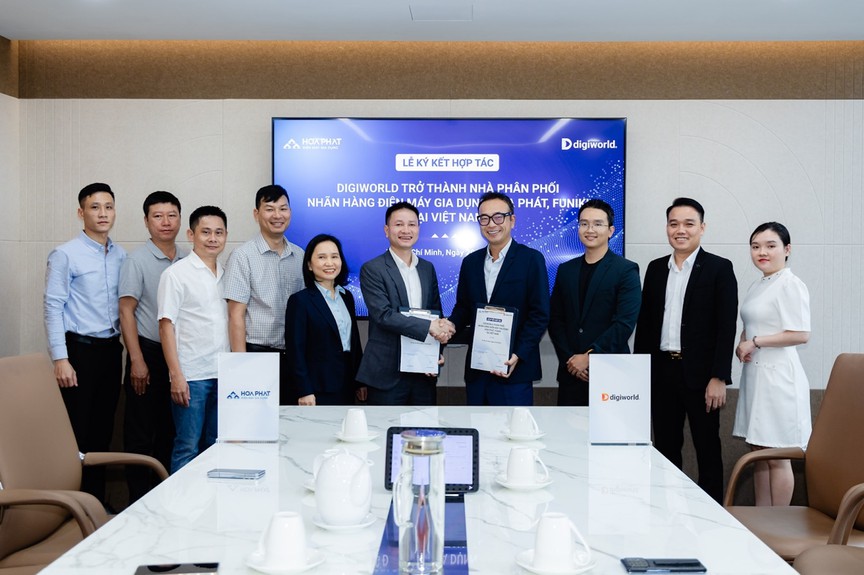 Hòa Phát và Digiworld hợp tác phân phối các sản phẩm điện máy gia dụng trên toàn quốc- Ảnh 3. Hòa Phát và Digiworld hợp tác phân phối các sản phẩm điện máy gia dụng trên toàn quốc- Ảnh 3.