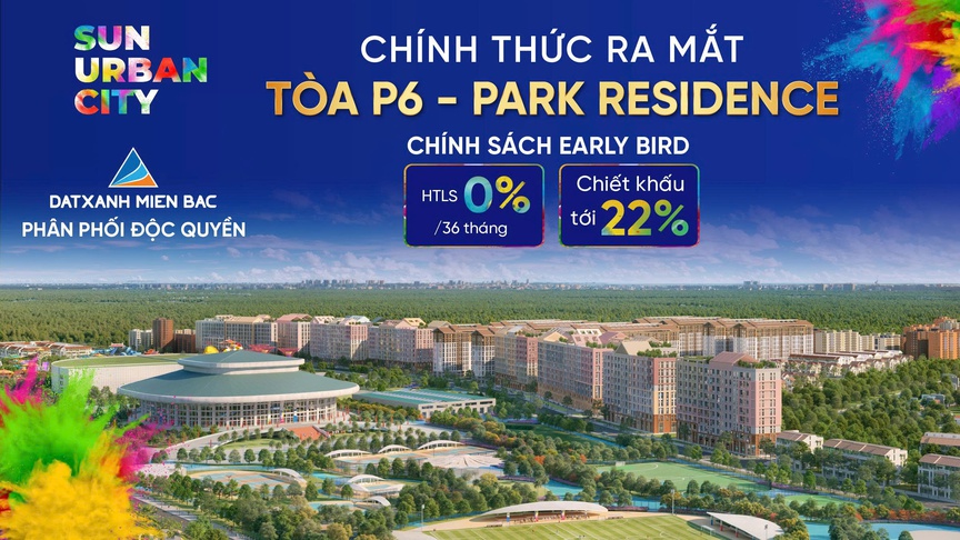 Đất Xanh Miền Bắc phân phối độc quyền tòa P6 - Park Residence- Ảnh 1. Đất Xanh Miền Bắc phân phối độc quyền tòa P6 - Park Residence- Ảnh 1.