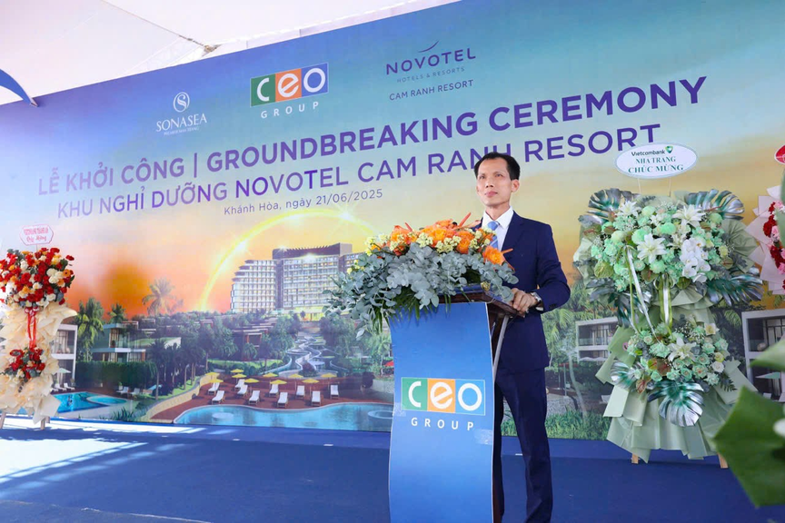 CEO Group breaks ground on Novotel Cam Ranh Resort - A new milestone in the journey to create a 5-star resort chain in Vietnam- Ảnh 1. CEO Group breaks ground on Novotel Cam Ranh Resort - A new milestone in the journey to create a 5-star resort chain in Vietnam- Ảnh 1.