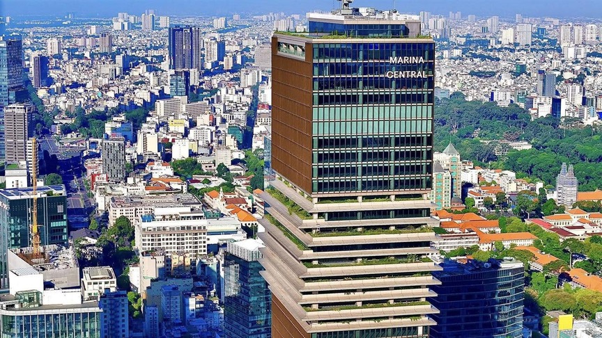 Cận cảnh vườn treo trên không của tòa nhà chọc trời cao thứ 3 thành phố giàu nhất Việt Nam- Ảnh 2. Cận cảnh vườn treo trên không của tòa nhà chọc trời cao thứ 3 thành phố giàu nhất Việt Nam- Ảnh 2.