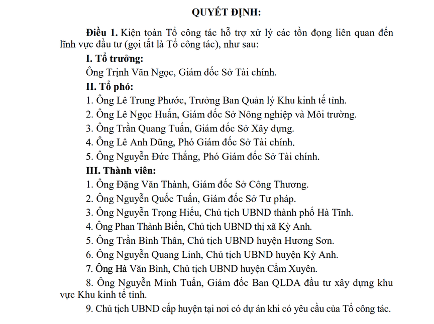 Hà Tĩnh tập trung gỡ vướng mắc loạt dự án tồn đọng- Ảnh 1. Hà Tĩnh tập trung gỡ vướng mắc loạt dự án tồn đọng- Ảnh 1.