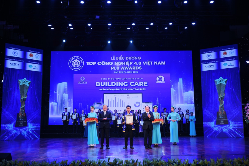 S-Tech khẳng định vị thế với cú đúp giải thưởng danh giá tại I4.0 Awards 2025- Ảnh 1. S-Tech khẳng định vị thế với cú đúp giải thưởng danh giá tại I4.0 Awards 2025- Ảnh 1.