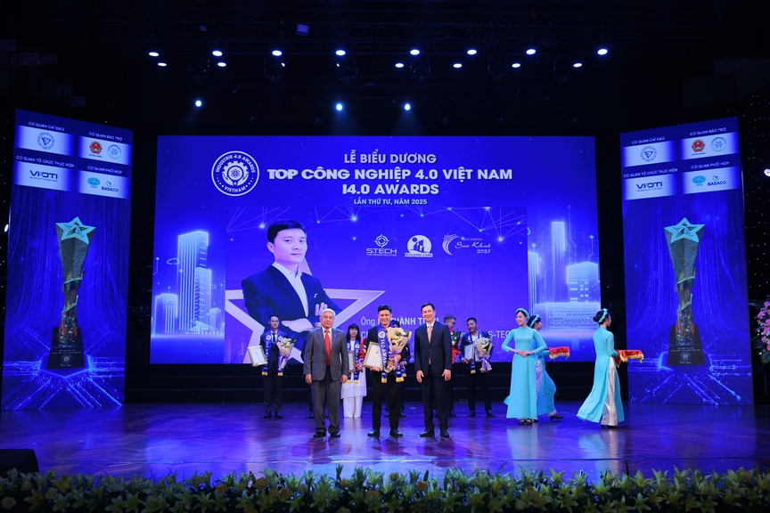 S-Tech khẳng định vị thế với cú đúp giải thưởng danh giá tại I4.0 Awards 2025- Ảnh 2. S-Tech khẳng định vị thế với cú đúp giải thưởng danh giá tại I4.0 Awards 2025- Ảnh 2.