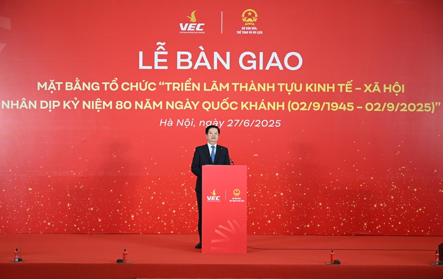 Vingroup bàn giao mặt bằng Triển lãm thành tựu kinh tế - xã hội kỷ niệm 80 năm ngày Quốc khánh- Ảnh 2. Vingroup bàn giao mặt bằng Triển lãm thành tựu kinh tế - xã hội kỷ niệm 80 năm ngày Quốc khánh- Ảnh 2.