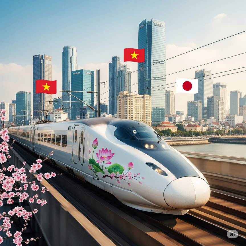 Đối tác Nhật Bản đề nghị tham gia dự án đường sắt cao tốc của Việt Nam- Ảnh 1. Đối tác Nhật Bản đề nghị tham gia dự án đường sắt cao tốc của Việt Nam- Ảnh 1.