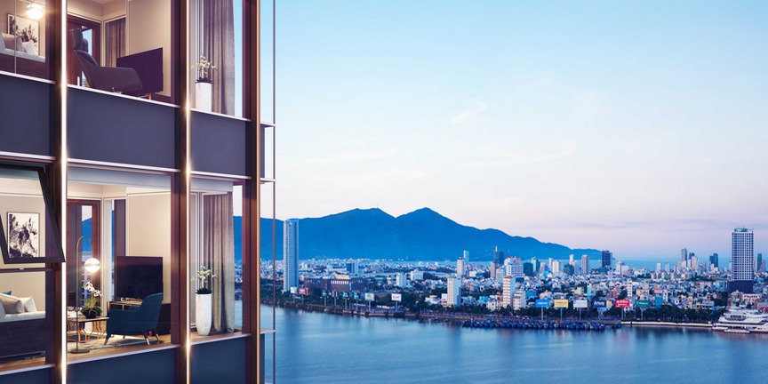 Tòa nhà cao thứ 8 thành phố đáng sống nhất Việt Nam: Cao 45 tầng, giá căn hộ lập kỷ lục với mốc 280 triệu đồng/m2- Ảnh 2. Tòa nhà cao thứ 8 thành phố đáng sống nhất Việt Nam: Cao 45 tầng, giá căn hộ lập kỷ lục với mốc 280 triệu đồng/m2- Ảnh 2.