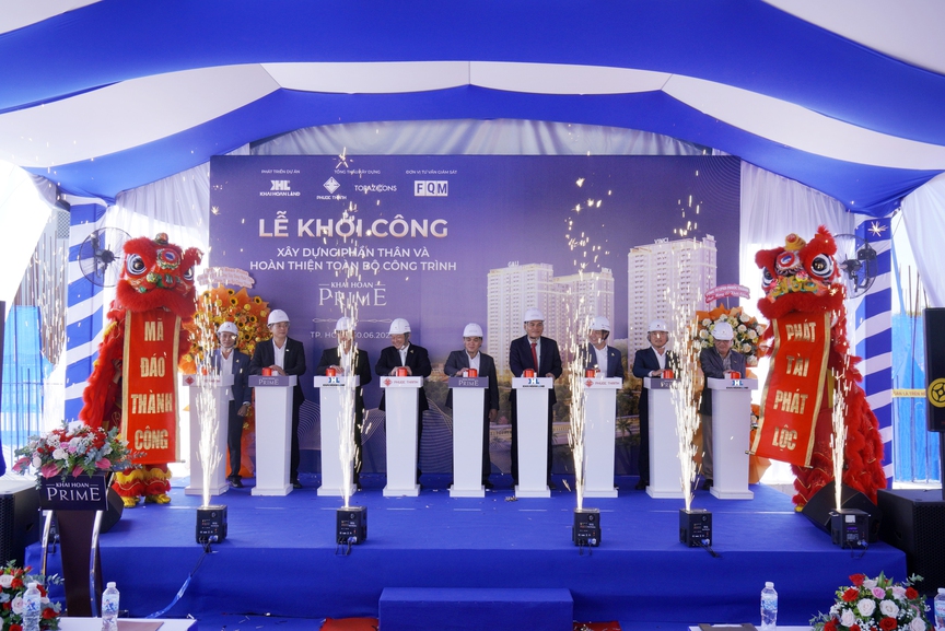 Lễ khởi công phần thân Khải Hoàn Prime: Sẵn sàng bước vào giai đoạn bứt tốc- Ảnh 1.