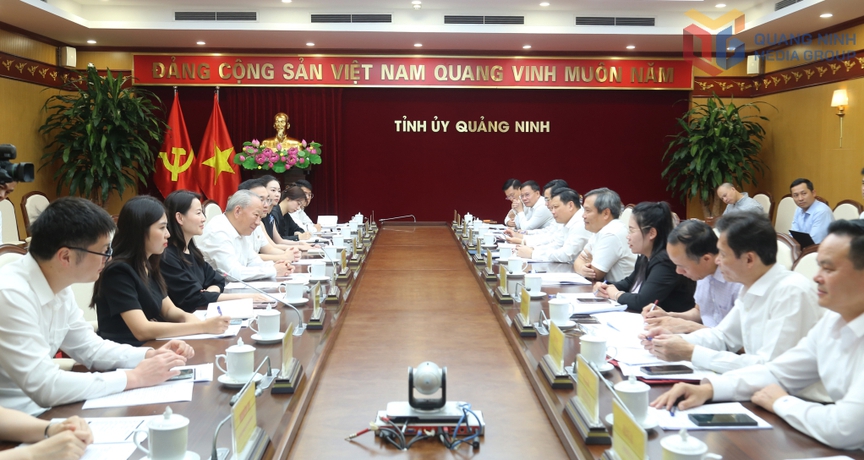 Hình ảnh tại buổi làm việc. Nguồn ảnh: Báo Quảng Ninh Hình ảnh tại buổi làm việc. Nguồn ảnh: Báo Quảng Ninh