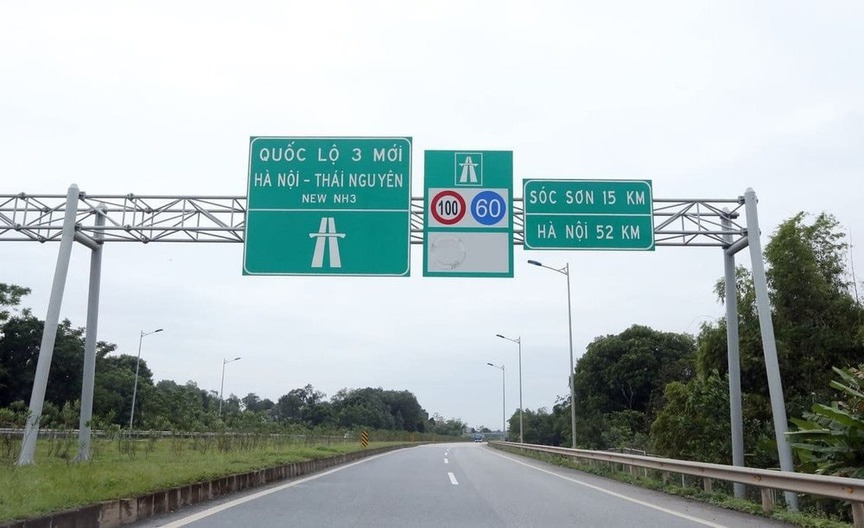 Cao tốc Hà Nội - Thái Nguyên. Nguồn ảnh: Người Hà Nội Cao tốc Hà Nội - Thái Nguyên. Nguồn ảnh: Người Hà Nội