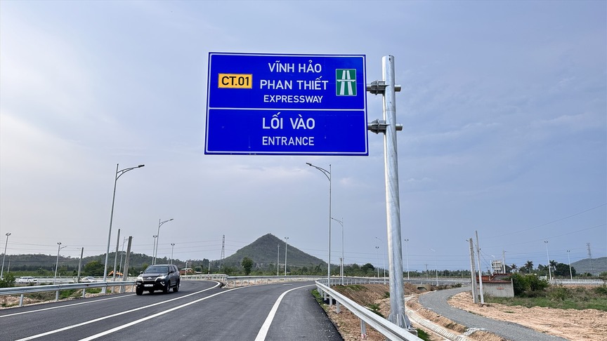 Cao tốc Vĩnh Hảo - Phan Thiết. Nguồn ảnh: Báo Lao Động Cao tốc Vĩnh Hảo - Phan Thiết. Nguồn ảnh: Báo Lao Động