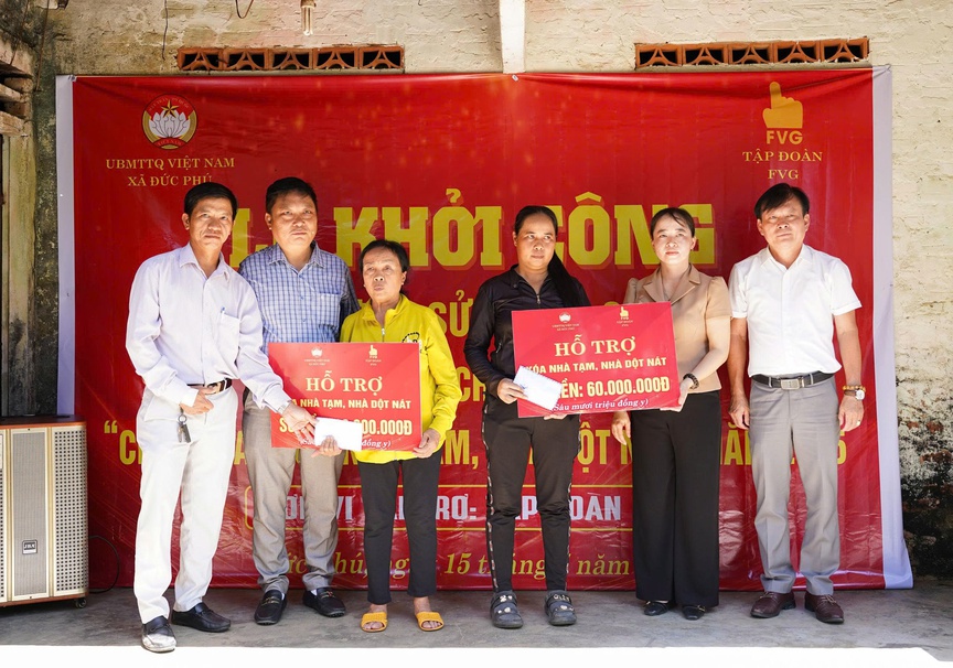 Tập đoàn FVG khởi công xây dựng 10 nhà tạm, nhà dột nát ở các xã miền núi TP. Đà Nẵng- Ảnh 1. Tập đoàn FVG khởi công xây dựng 10 nhà tạm, nhà dột nát ở các xã miền núi TP. Đà Nẵng- Ảnh 1.