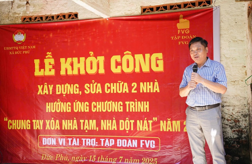 Tập đoàn FVG khởi công xây dựng 10 nhà tạm, nhà dột nát ở các xã miền núi TP. Đà Nẵng- Ảnh 2. Tập đoàn FVG khởi công xây dựng 10 nhà tạm, nhà dột nát ở các xã miền núi TP. Đà Nẵng- Ảnh 2.