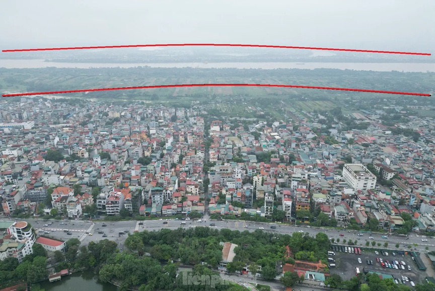 Toàn cảnh vị trí Liên danh Đèo Cả đề xuất xây đại lộ 43km dọc con sông huyết mạch của Thủ đô- Ảnh 2.