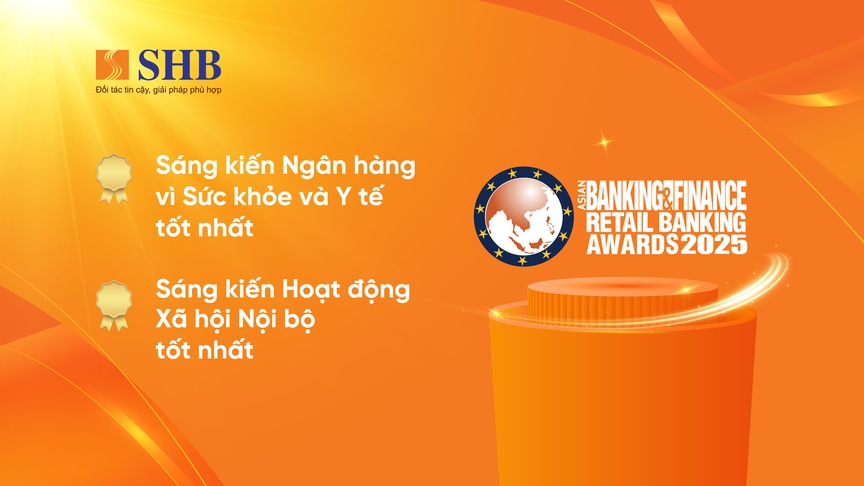 SHB nhận 4 giải thưởng lớn tại Asian Banking & Finance Awards 2025- Ảnh 1. SHB nhận 4 giải thưởng lớn tại Asian Banking & Finance Awards 2025- Ảnh 1.