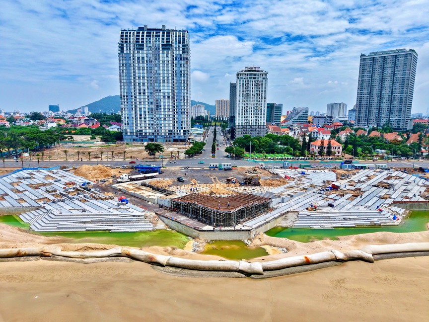 Chỉ 1 tháng nữa, bãi biển sôi động nhất miền Nam sẽ có diện mạo mới- Ảnh 2. Chỉ 1 tháng nữa, bãi biển sôi động nhất miền Nam sẽ có diện mạo mới- Ảnh 2.