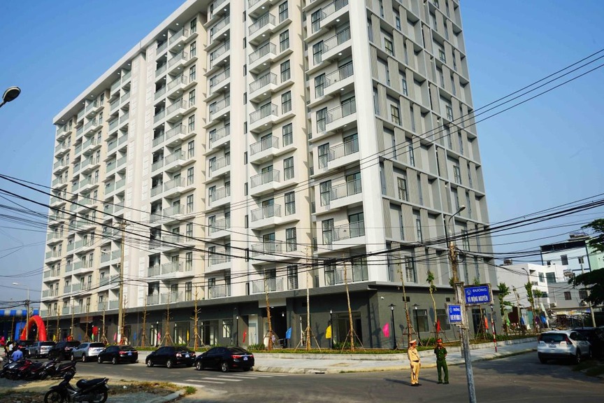 Nhà ở xã hội cho người có công với cách mạng tại đường Vũ Mộng Nguyên. Nguồn ảnh: Internet Nhà ở xã hội cho người có công với cách mạng tại đường Vũ Mộng Nguyên. Nguồn ảnh: Internet