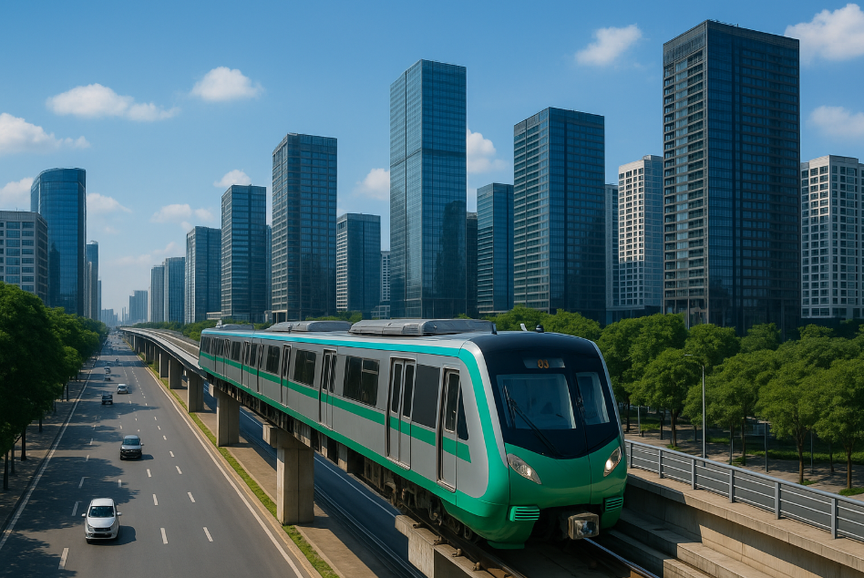 TP. Hà Nội dự kiến khởi công 2 tuyến đường sắt đô thị vào quý IV/2025. Ảnh minh họa