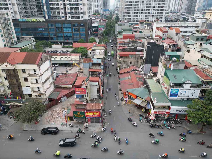 Toàn cảnh khu vực tuyến đường Nguyễn Tuân, TP. Hà Nội. Nguồn ảnh: Internet