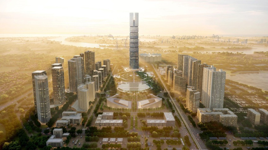 Tháp chọc trời 108 tầng cao bậc nhất Việt Nam: Bỏ xa Landmark 81, trên đỉnh có thể tái hiện chu kỳ mặt trăng nhờ quả cầu đặc biệt- Ảnh 2. Tháp chọc trời 108 tầng cao bậc nhất Việt Nam: Bỏ xa Landmark 81, trên đỉnh có thể tái hiện chu kỳ mặt trăng nhờ quả cầu đặc biệt- Ảnh 2.