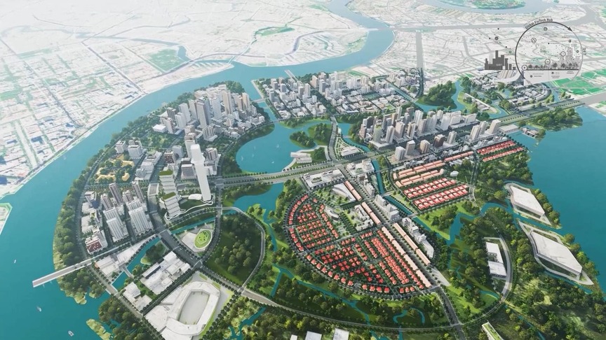 TP. HCM sắp có Tượng đài Thống Nhất trên trục cảnh quan biểu tượng của khu đô thị tỷ USD- Ảnh 2. TP. HCM sắp có Tượng đài Thống Nhất trên trục cảnh quan biểu tượng của khu đô thị tỷ USD- Ảnh 2.