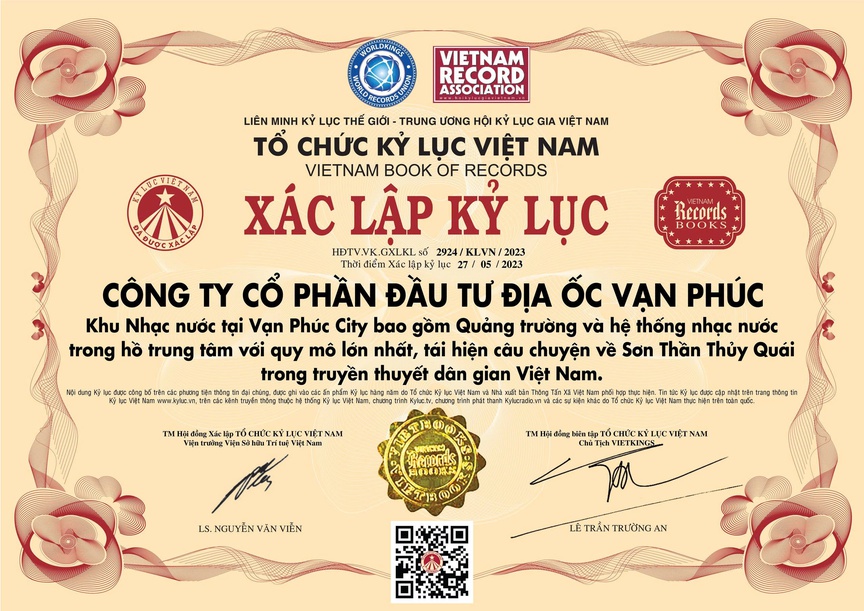 Show nhạc nước hàng đầu Đông Nam Á chỉ có tại Van Phuc City- Ảnh 7.