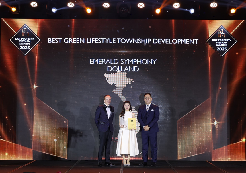 DOJILAND thắng lớn tại DOT Property Vietnam Awards 2025 - Ảnh 3. DOJILAND thắng lớn tại DOT Property Vietnam Awards 2025 - Ảnh 3.
