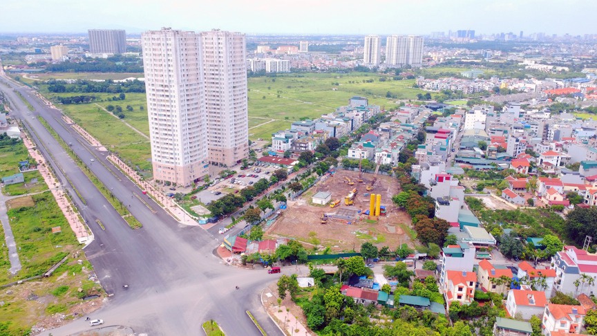 Cận cảnh dự án nhà ở xã hội trên đường Vành đai 3,5 sắp thông xe- Ảnh 1.