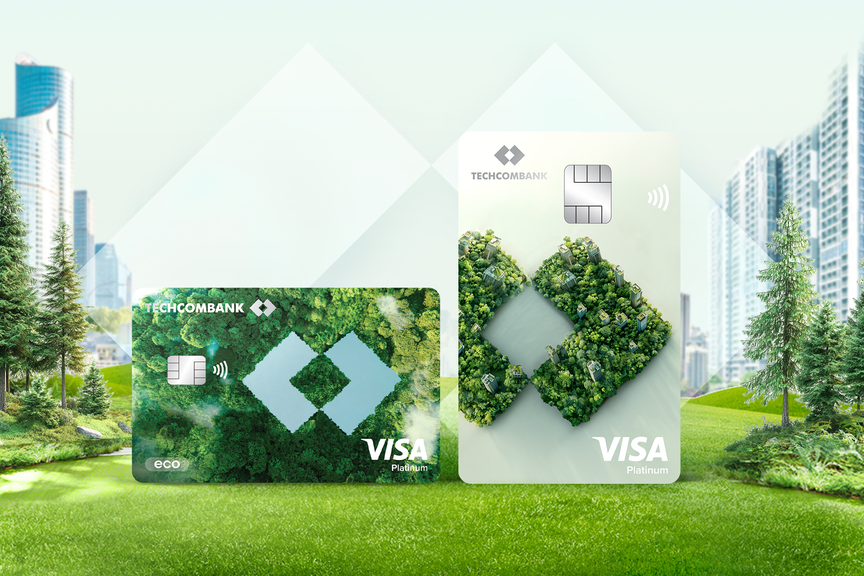 “Sống xanh, tiêu sành” cùng bộ đôi thẻ xanh theo dõi dấu chân carbon đầu tiên tại Việt Nam từ Techcombank- Ảnh 1.