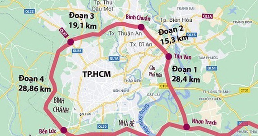 Đường vành đai sắp thông xe, 'tam giác vàng' giao thông - cực phát triển mới của vùng đô thị TP. HCM- Ảnh 2. Đường vành đai sắp thông xe, 'tam giác vàng' giao thông - cực phát triển mới của vùng đô thị TP. HCM- Ảnh 2.