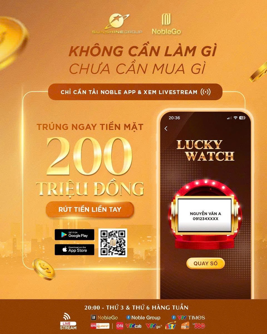 Khán giả đầu tiên trúng giải thưởng 200 triệu tiền mặt trong livestream của Sunshine Group nói gì?- Ảnh 2. Khán giả đầu tiên trúng giải thưởng 200 triệu tiền mặt trong livestream của Sunshine Group nói gì?- Ảnh 2.